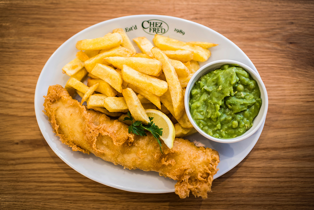 Chez Fred, fish and chips, takeaway, restaurant, reduce food waste, KFE frying ranges