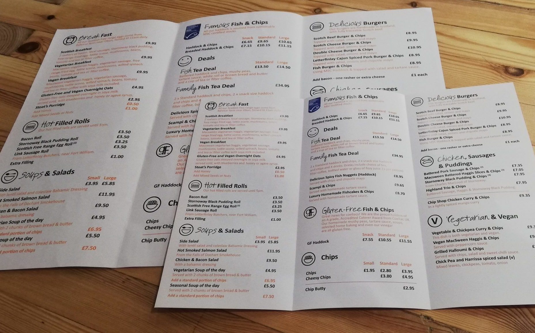 The Real Food Cafe Offers Large Print Menus For Visually Impaired KFE Ltd