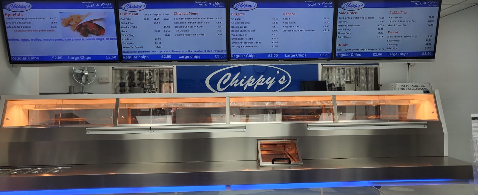 Chippy's Haverhill Kiremko Frying Range