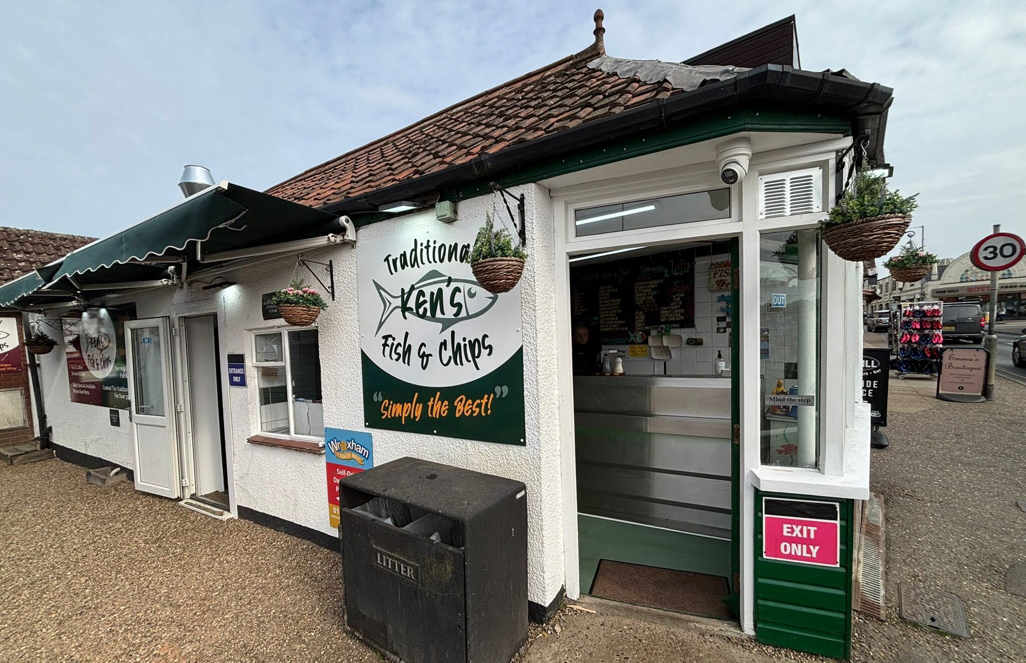 Ken's Traditional fish & chip takeaway in Wroxham