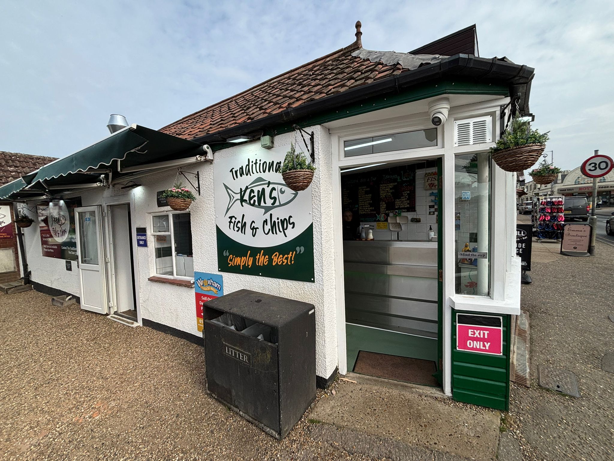 Ken's Traditional fish & chip takeaway in Wroxham